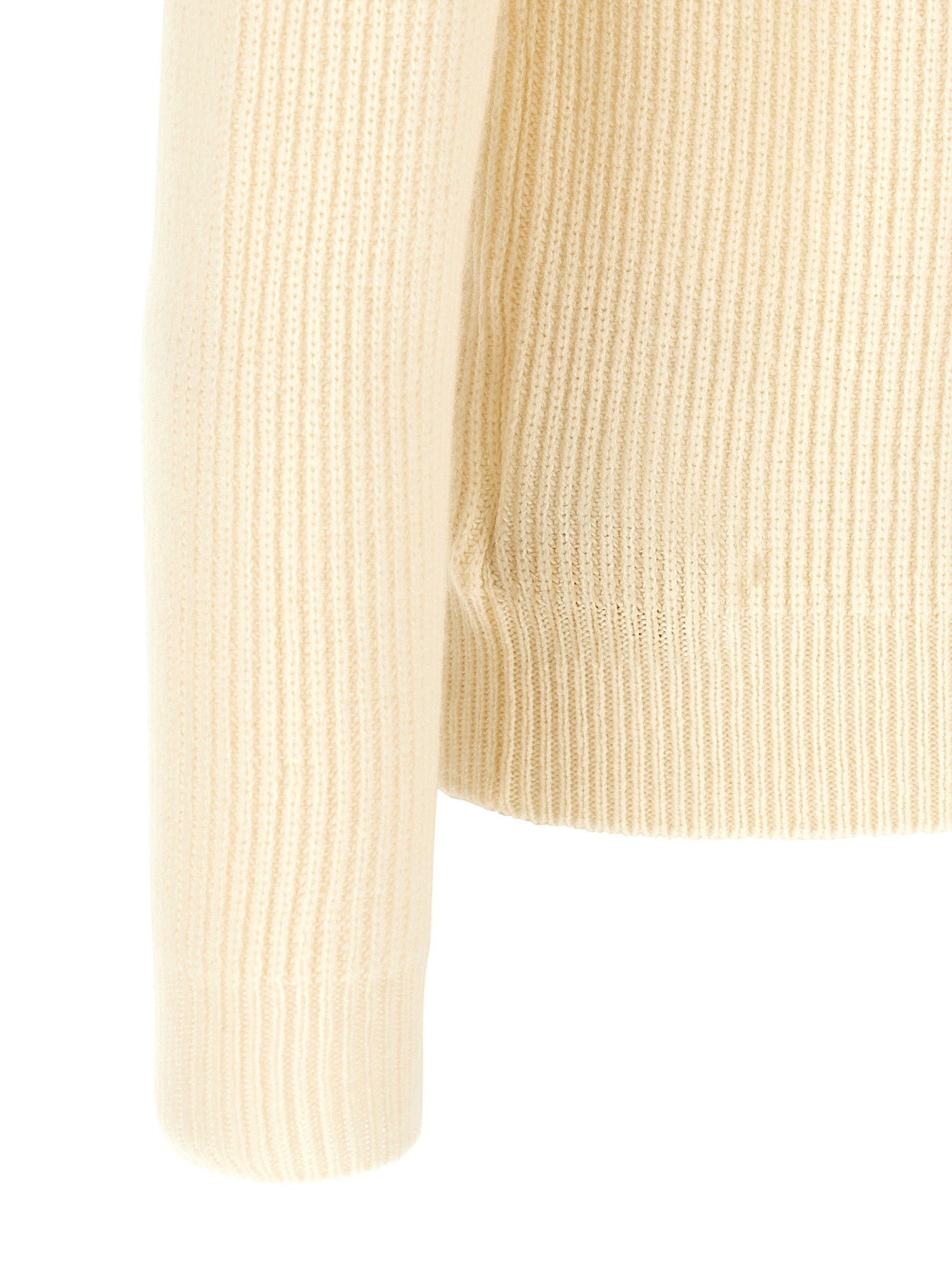ZANONE White Virgin Wool Men's Cardigan