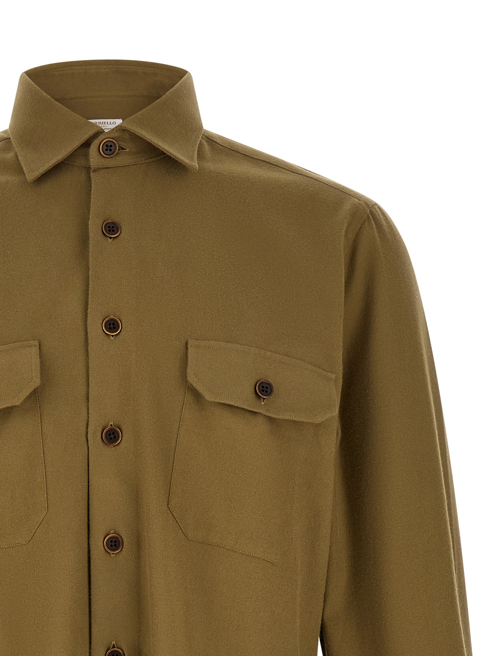BORRIELLO Bicolor Cotton Men's Blouse