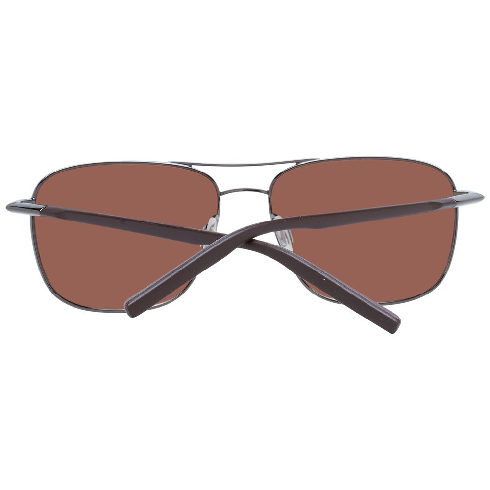 Serengeti Gray Metal Men's Sunglasses