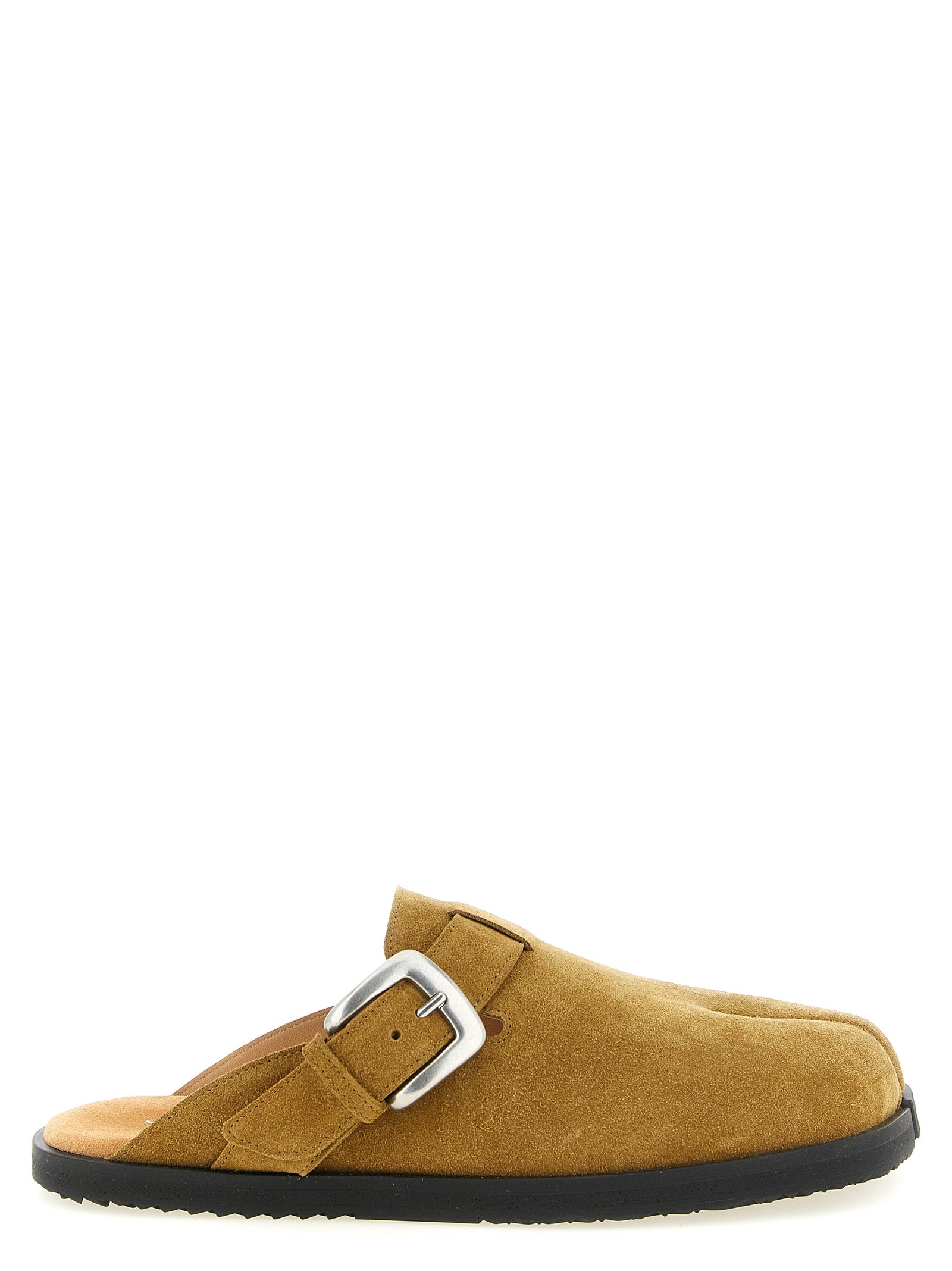 Maison Margiela Brown Calfskin Men's Mules