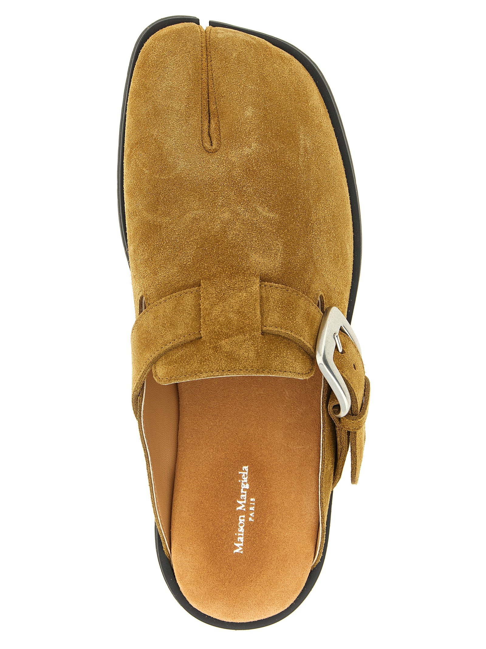 Maison Margiela Brown Calfskin Men's Mules