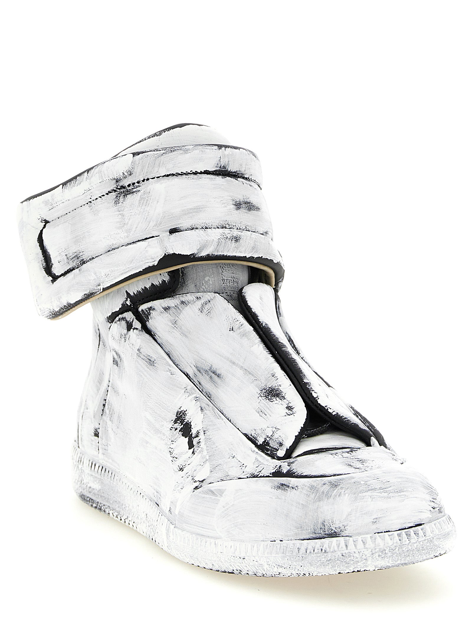 Maison Margiela Bicolor Calfskin Athletic Men's Sneakers