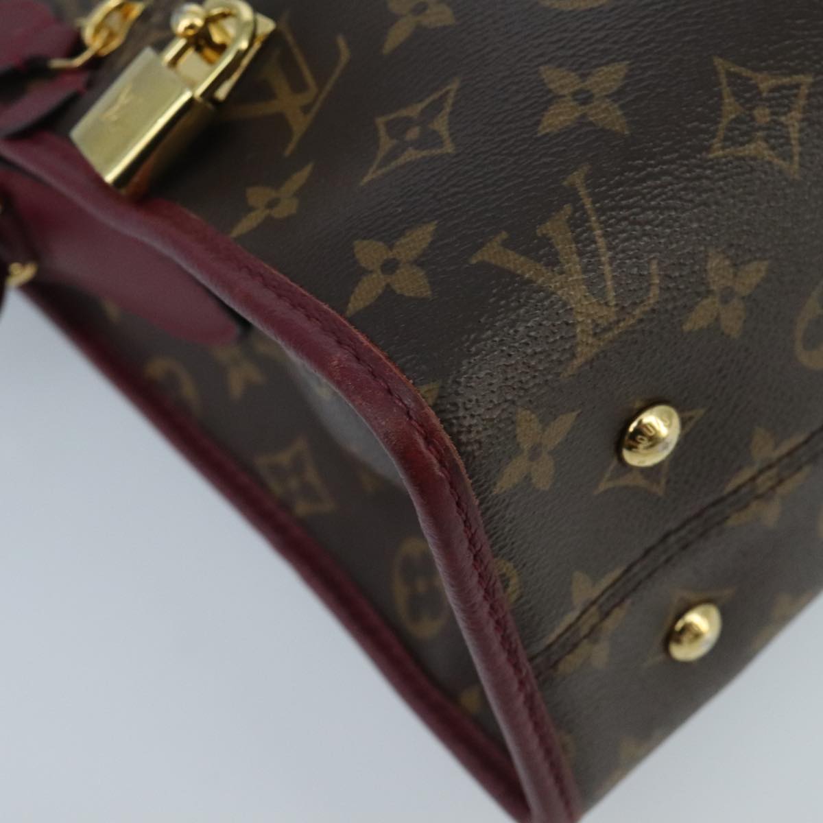 Louis Vuitton Popincourt Brown Canvas Handbag (Pre-Owned)