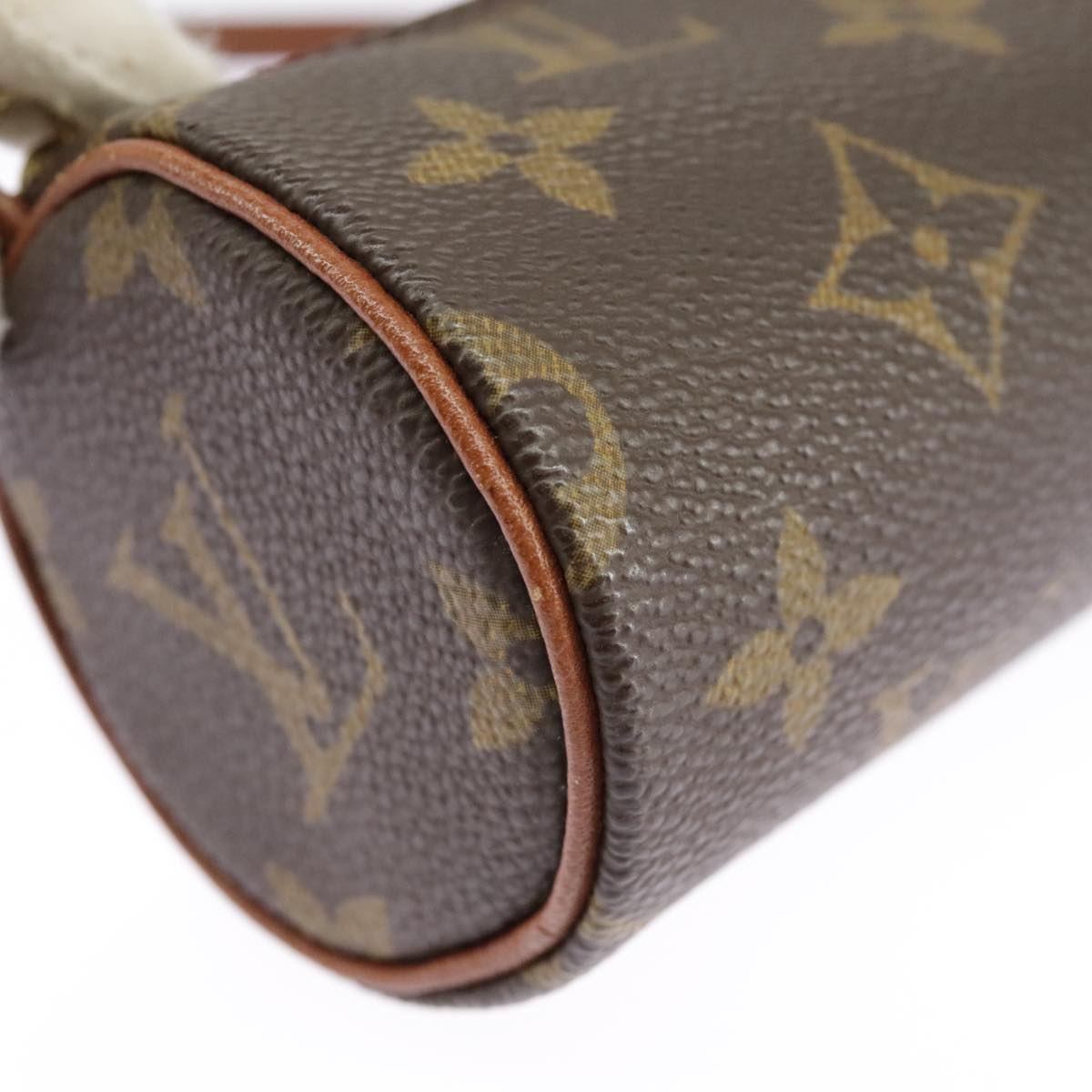Louis Vuitton Papillon Brown Canvas Clutch Bag (Pre-Owned)