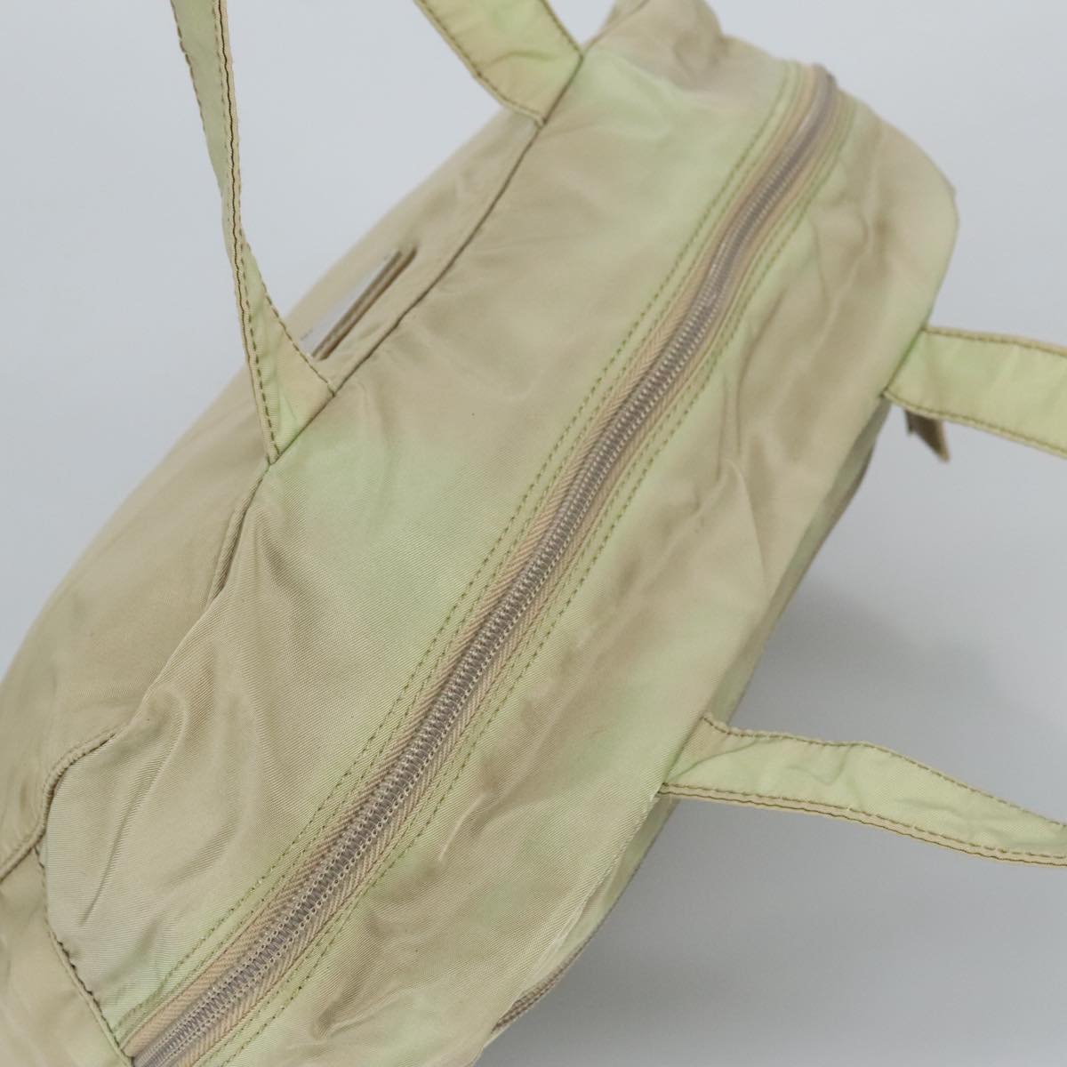 Prada Beige Synthetic Handbag (Pre-Owned)