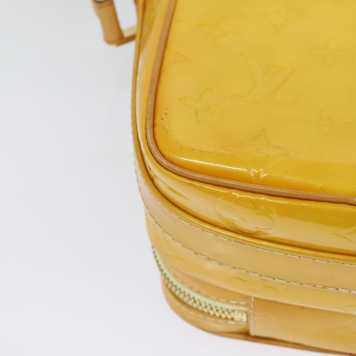 Louis Vuitton Wooster Yellow Patent Leather Shoulder Bag (Pre-Owned)