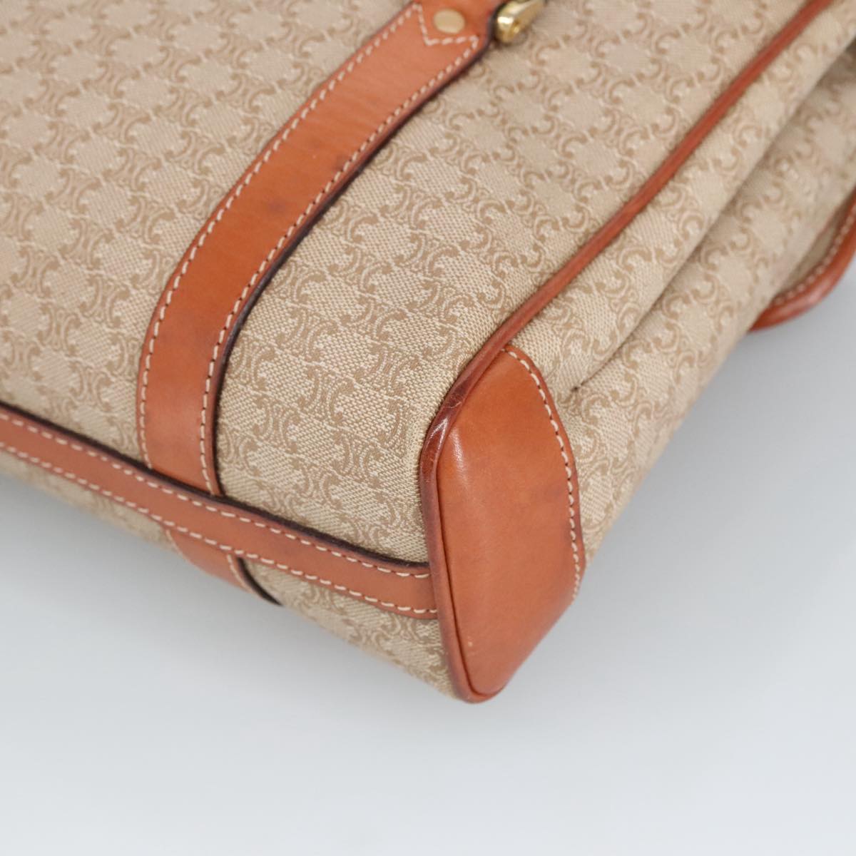 Céline Beige Canvas Handbag (Pre-Owned)