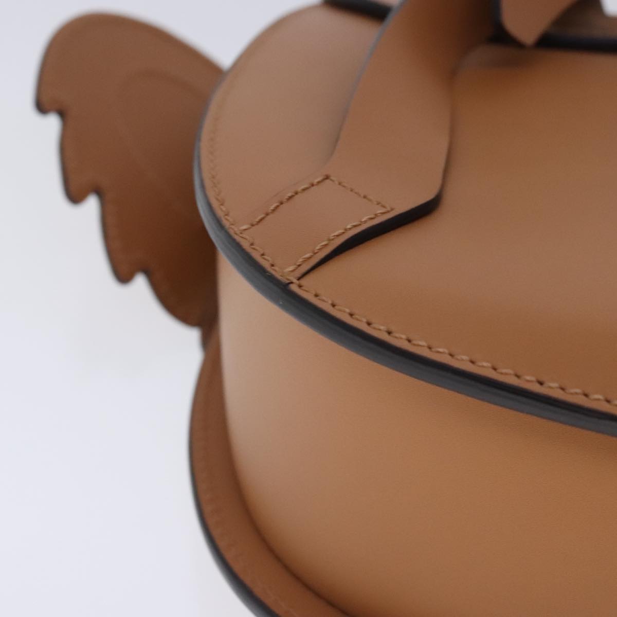 Gucci Brown Leather Backpack Bag (Pre-Owned)