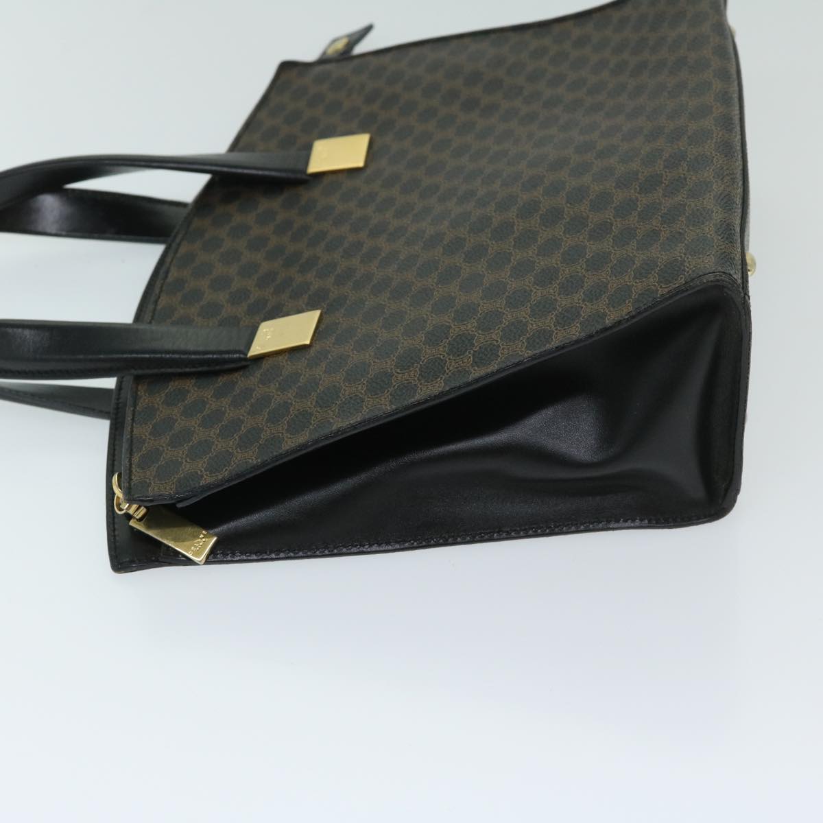 Céline Macadam Black Canvas Handbag (Pre-Owned)