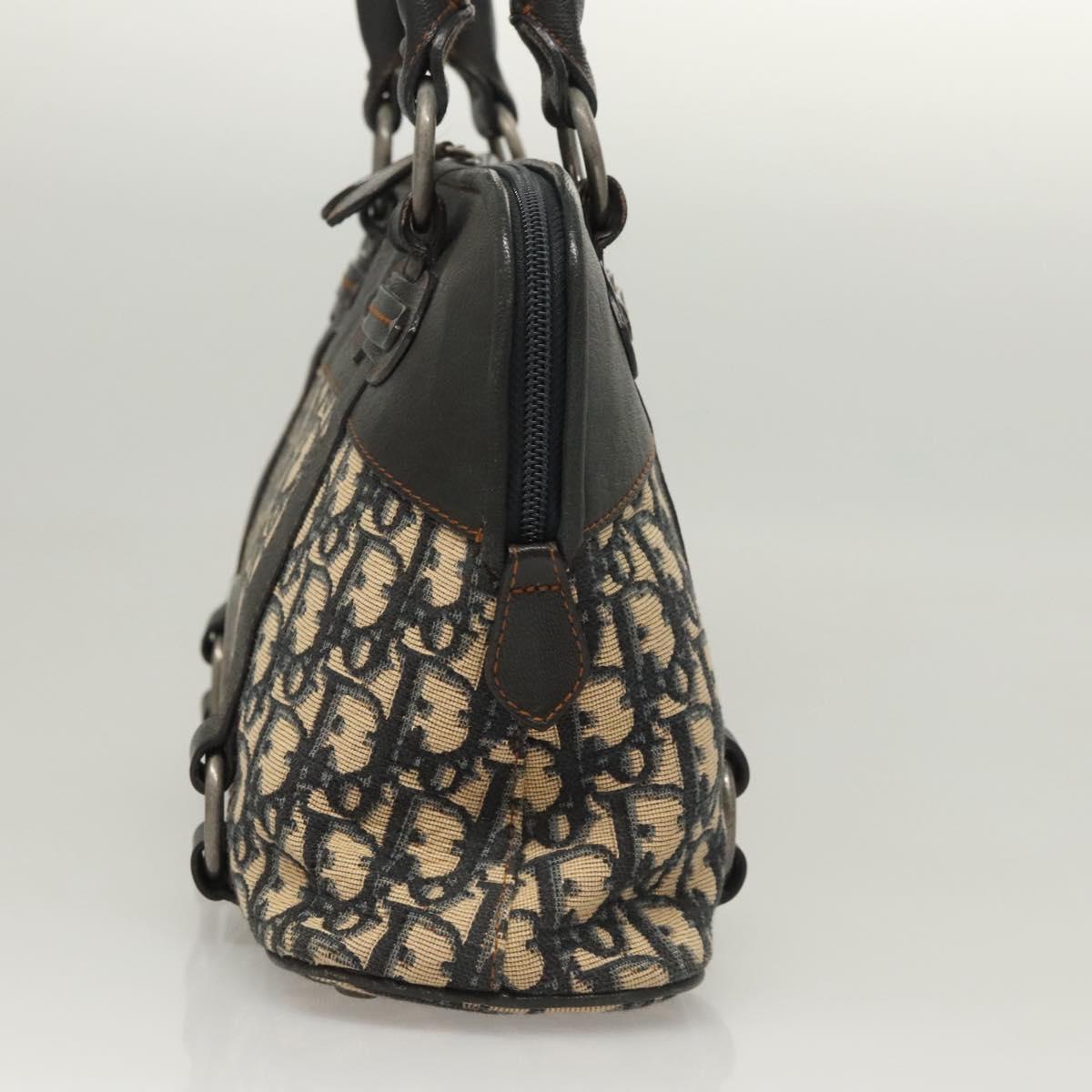 Dior Cd Navy Canvas Handbag (Pre-Owned)