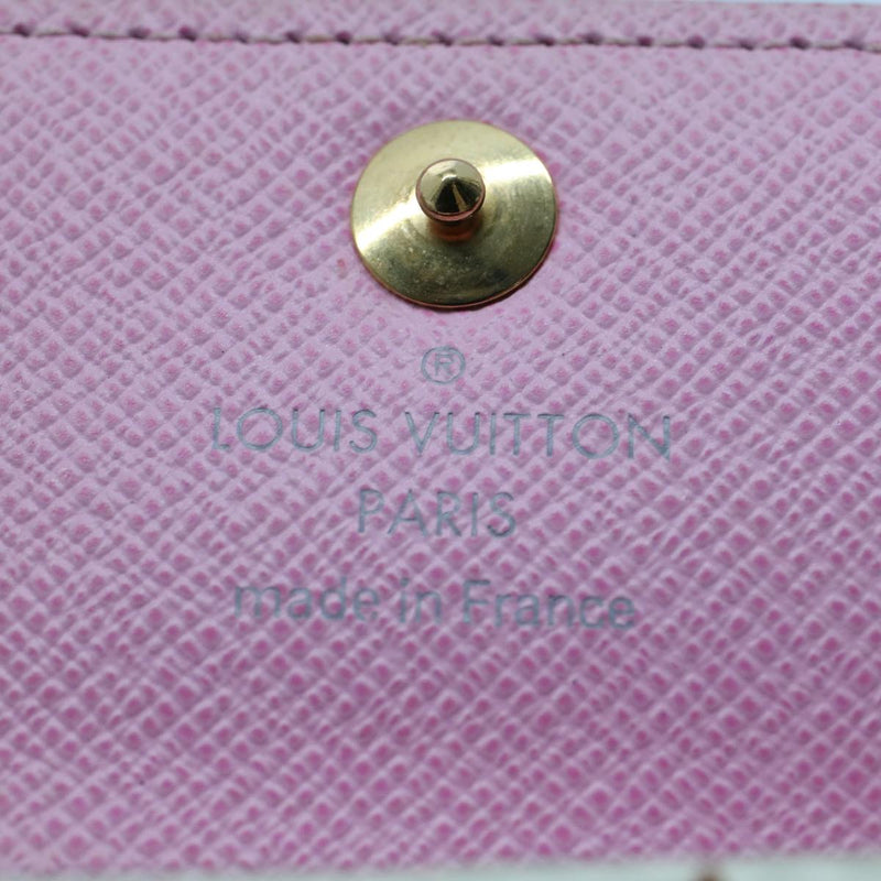 Louis Vuitton Multiclés White Canvas Wallet  (Pre-Owned)