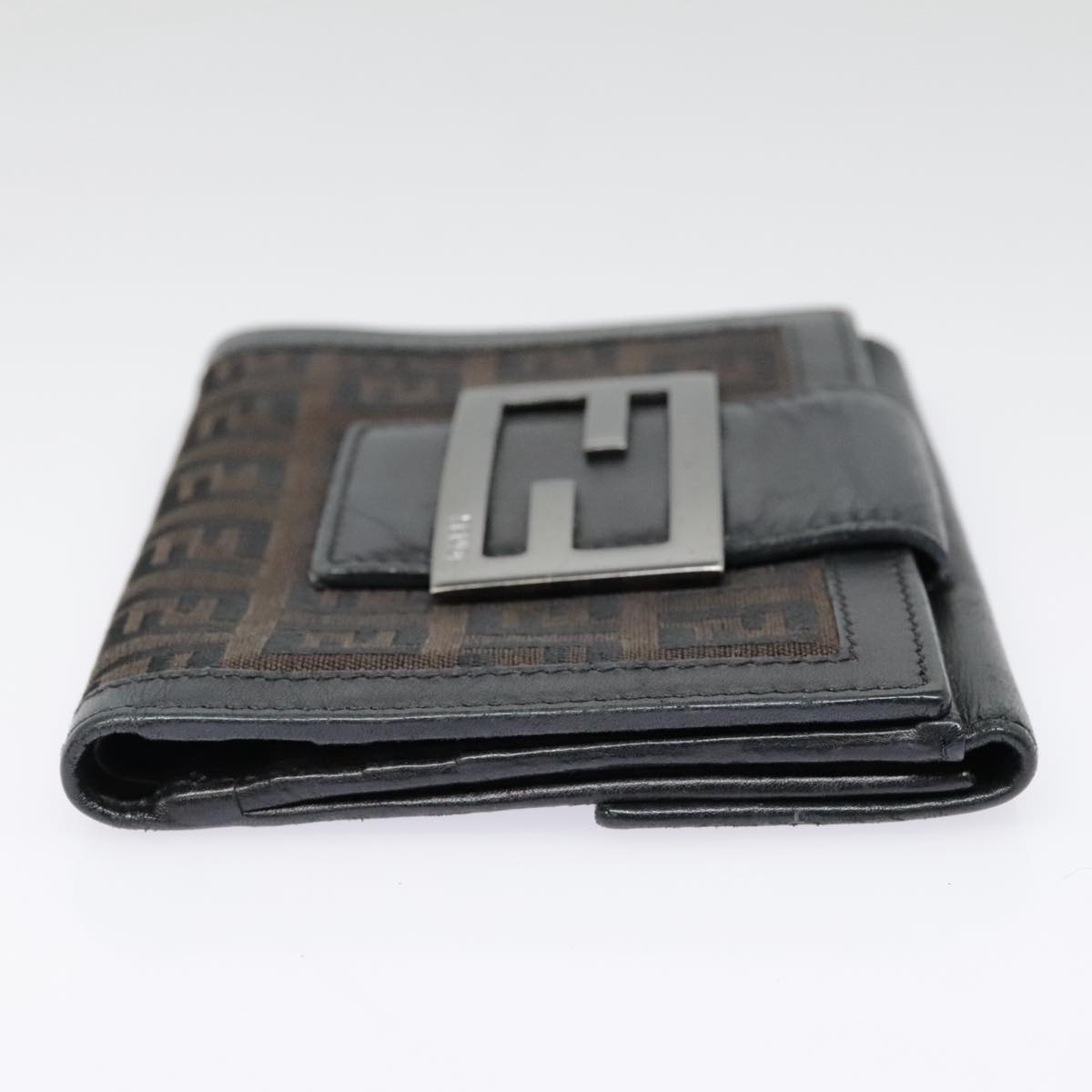 Fendi Zucca Brown Canvas Wallet  (Pre-Owned)