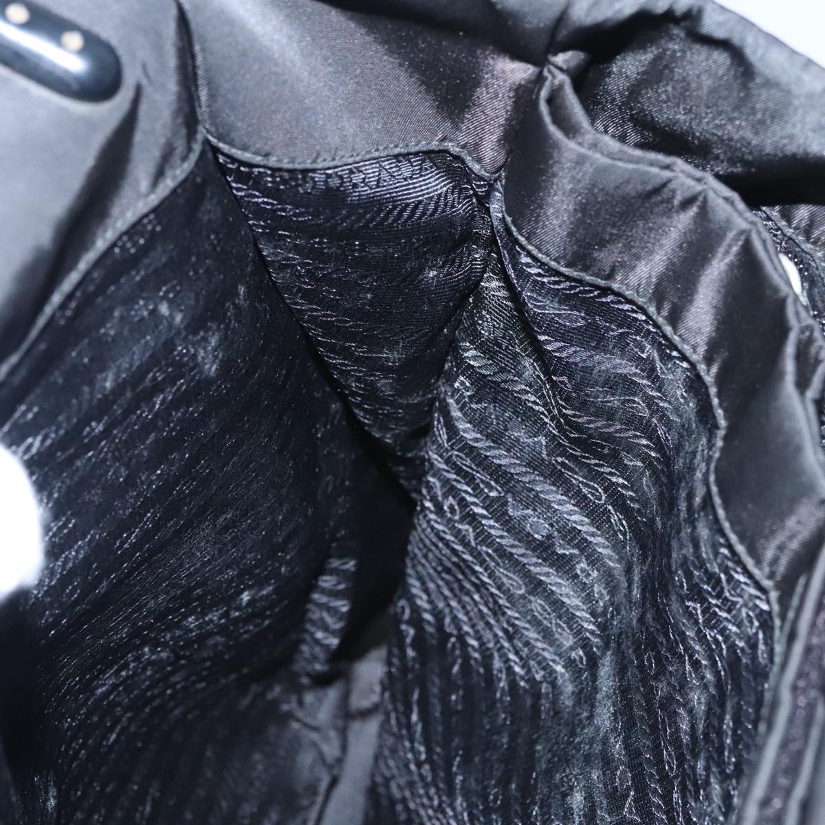 Prada Black Synthetic Handbag (Pre-Owned)
