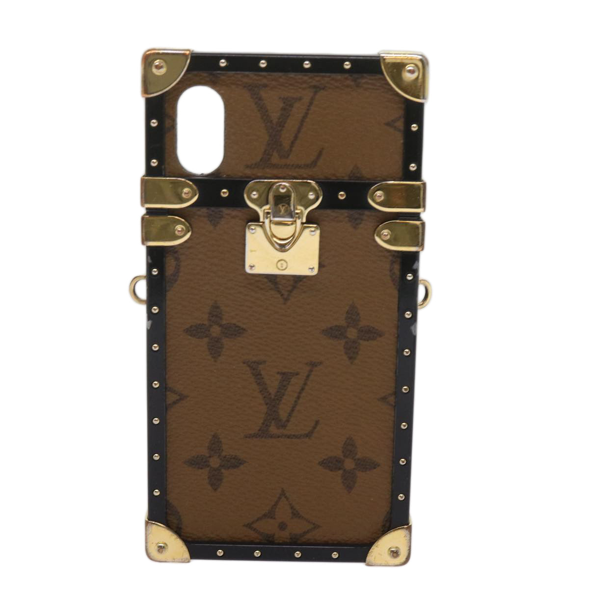 Louis Vuitton Etui Iphone Brown Canvas Phone Jewelry (Pre-Owned)