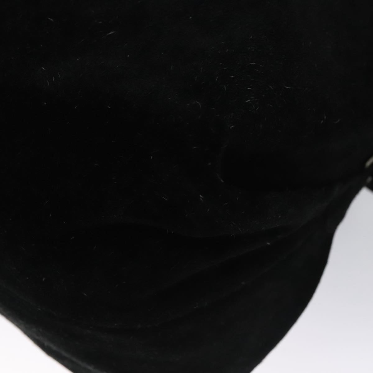 Chanel Black Suede Shoulder Bag (Pre-Owned)