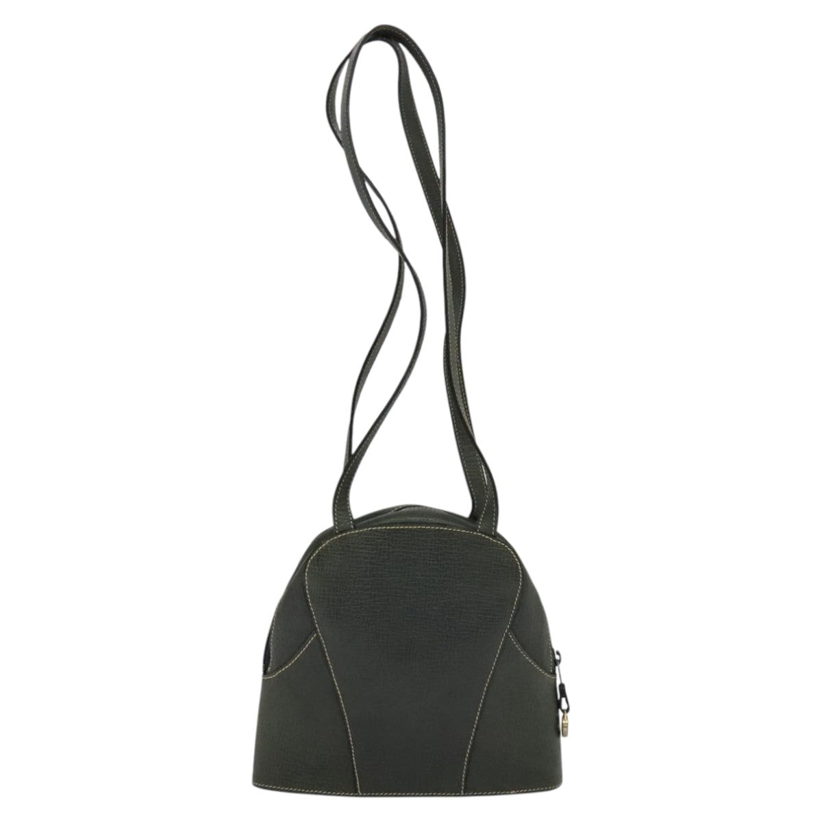 Loewe Khaki Leather Shoulder Bag (Pre-Owned)
