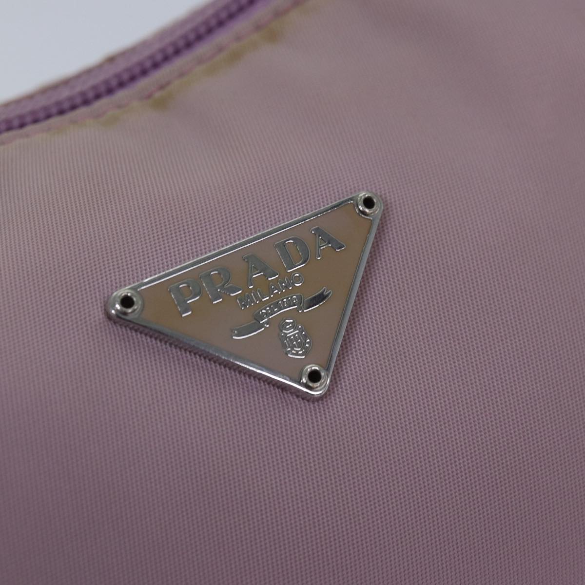 Prada Tessuto Pink Synthetic Handbag (Pre-Owned)