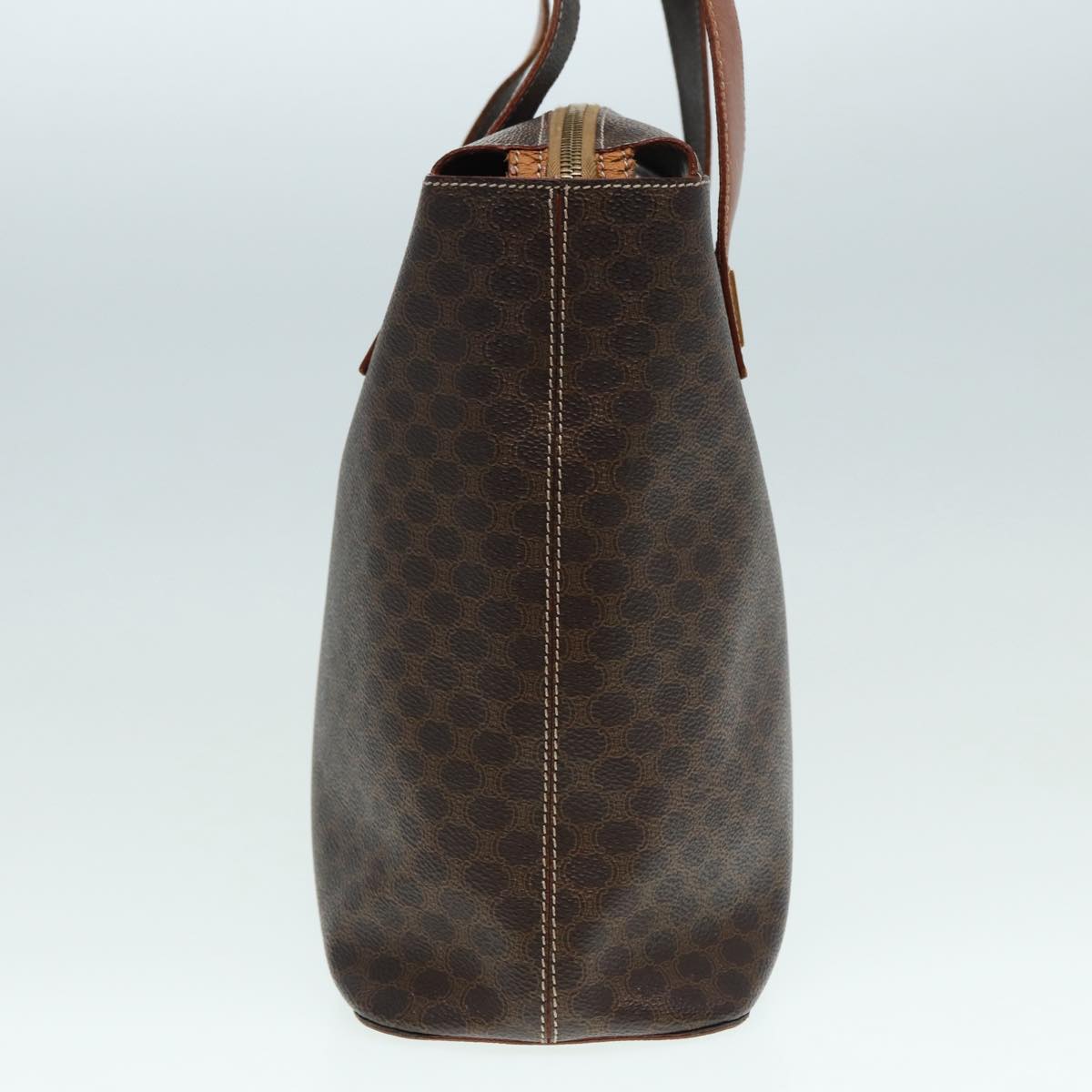 Céline Macadam Brown Canvas Handbag (Pre-Owned)