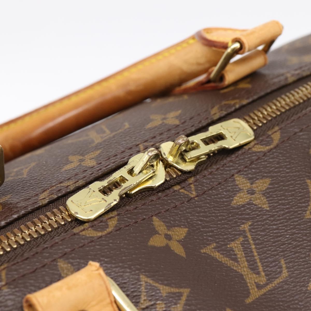 Louis Vuitton Keepall Monogram Canvas Brown Canvas Travel Bag Bag (Pre-Owned)