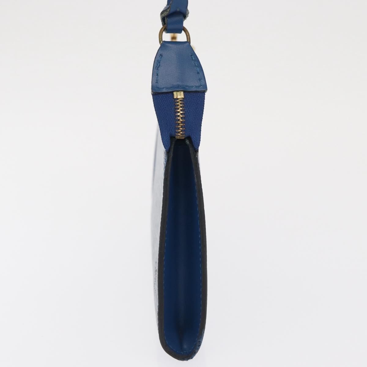Louis Vuitton Pochette Accessoires Epi Leather Blue Leather Clutche & Pouche Bag (Pre-Owned)