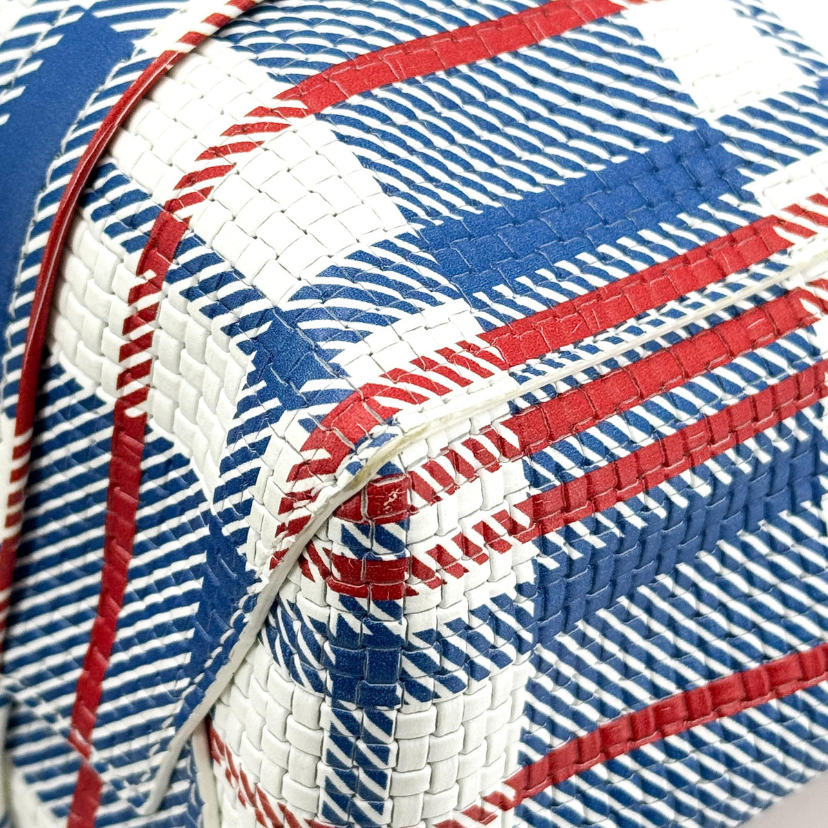 Balenciaga Cabas Tote Canvas And Leather White Leather Shoulder Bag Bag (Pre-Owned)