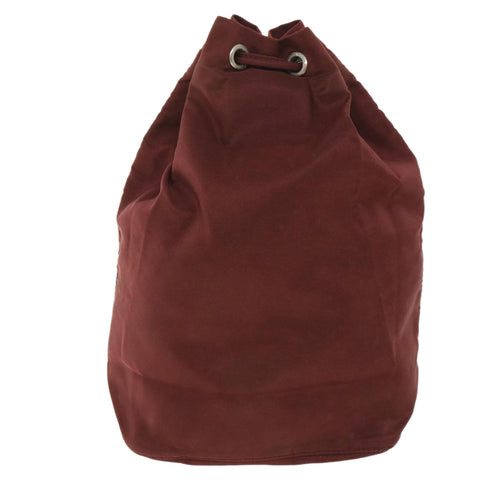 Prada Burgundy Synthetic Clutch Bag (Pre-Owned)