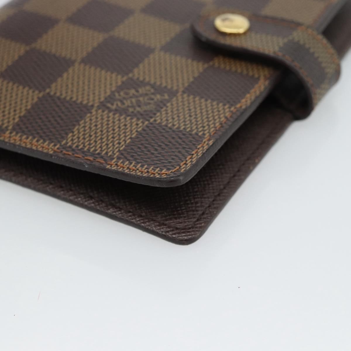 Louis Vuitton Ring Agenda Cover Damier Brown Canvas Briefcase Bag (Pre-Owned)