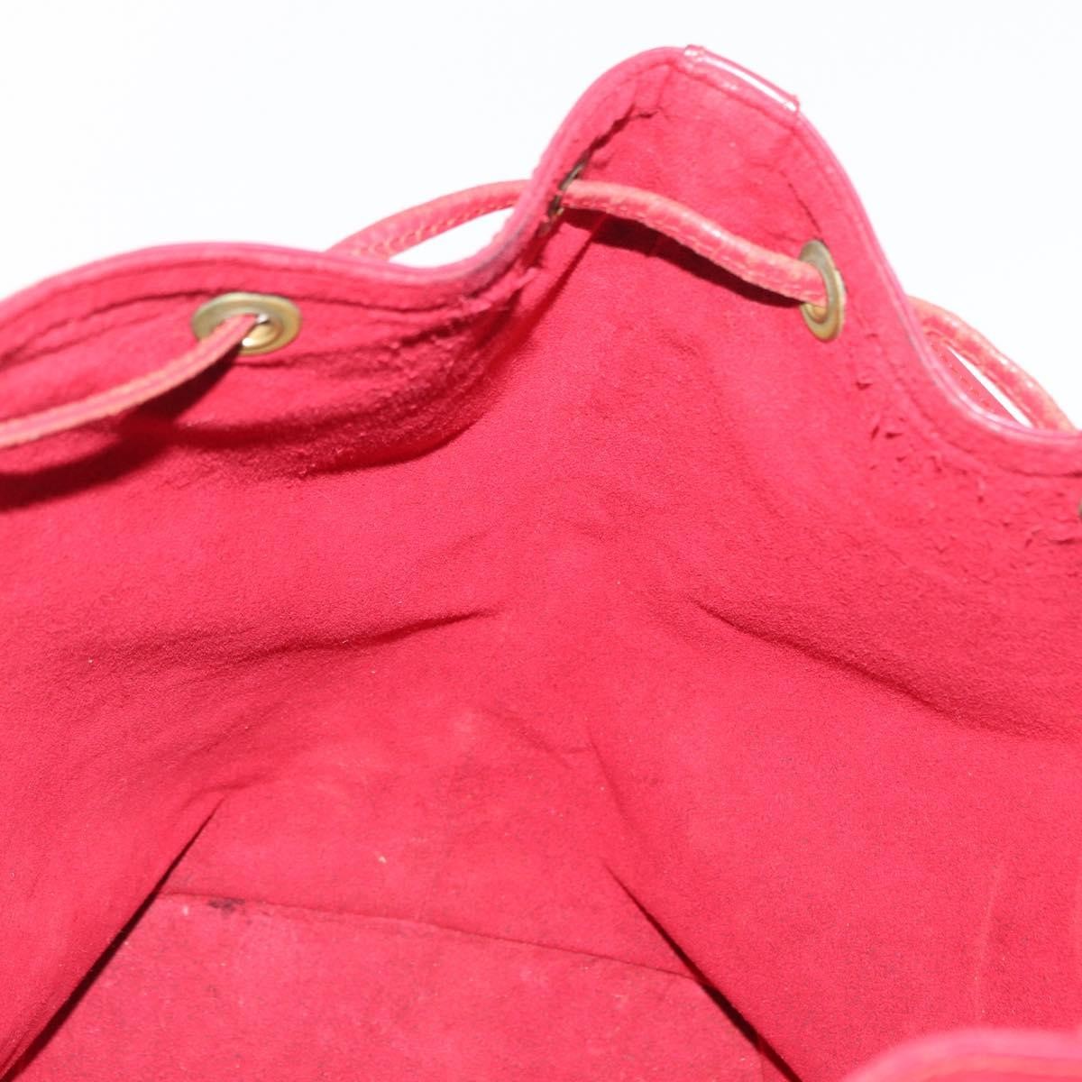 Louis Vuitton Petit Noe Epi Leather Red Leather Shoulder Bag Bag (Pre-Owned)