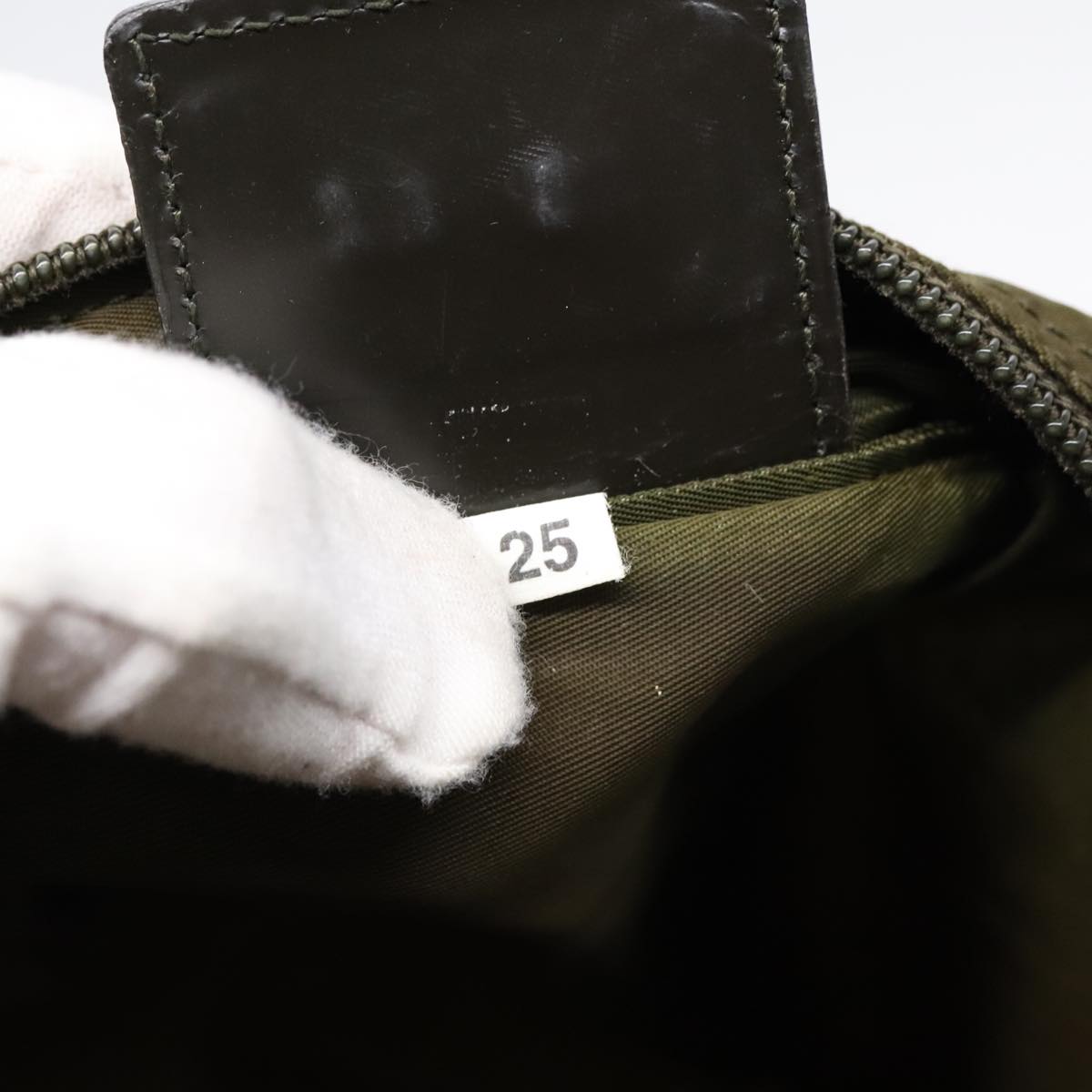 Prada Re-Nylon Khaki Synthetic Shoulder Bag (Pre-Owned)