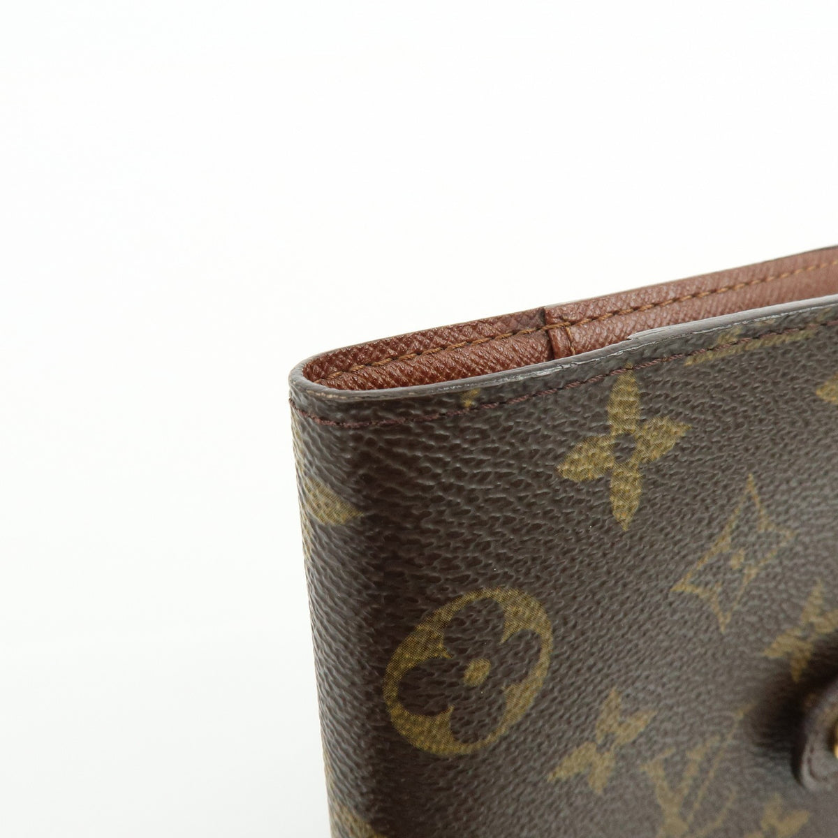 Louis Vuitton Agenda Cover Monogram Canvas Brown Canvas Wallets Accessory (Pre-Owned)