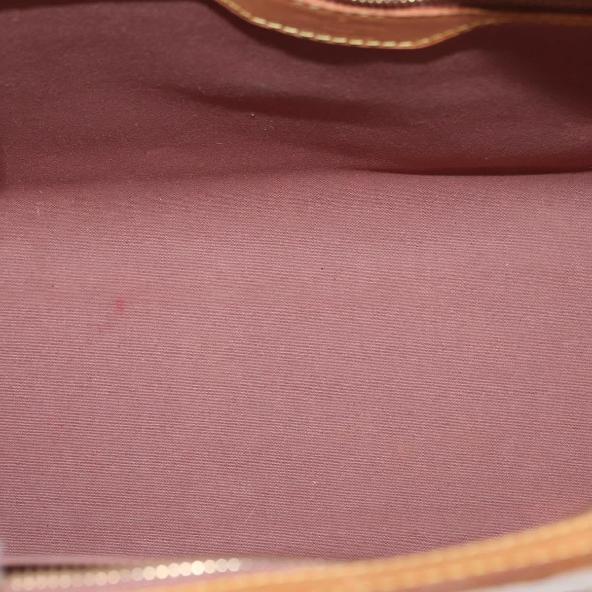 Louis Vuitton Brea Monogram Vernis Brown Patent_Leather Handbag (Pre-Owned)