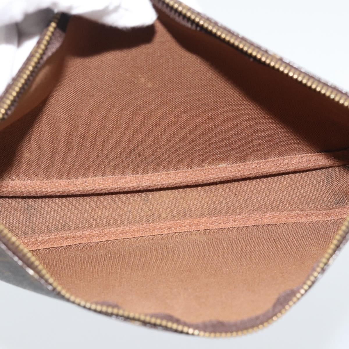 Louis Vuitton Pochette Accessoires Monogram Brown Canvas Clutche & Pouche Bag (Pre-Owned)