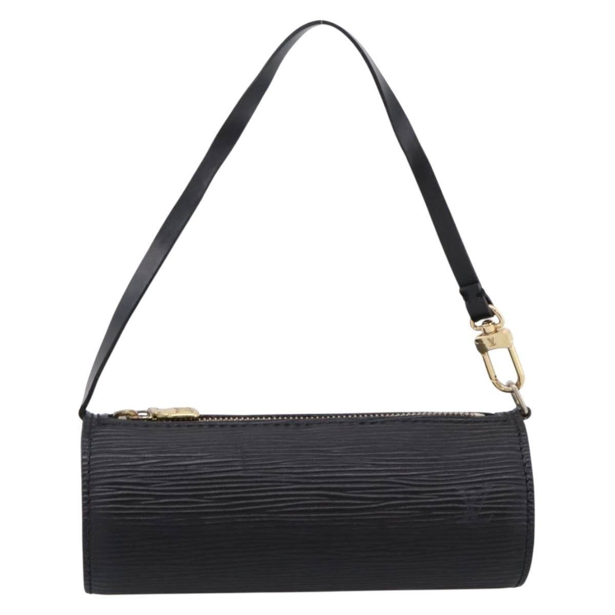 Louis Vuitton Soufflot Pochette Epi Leather Black Leather Clutche & Pouche Bag (Pre-Owned)