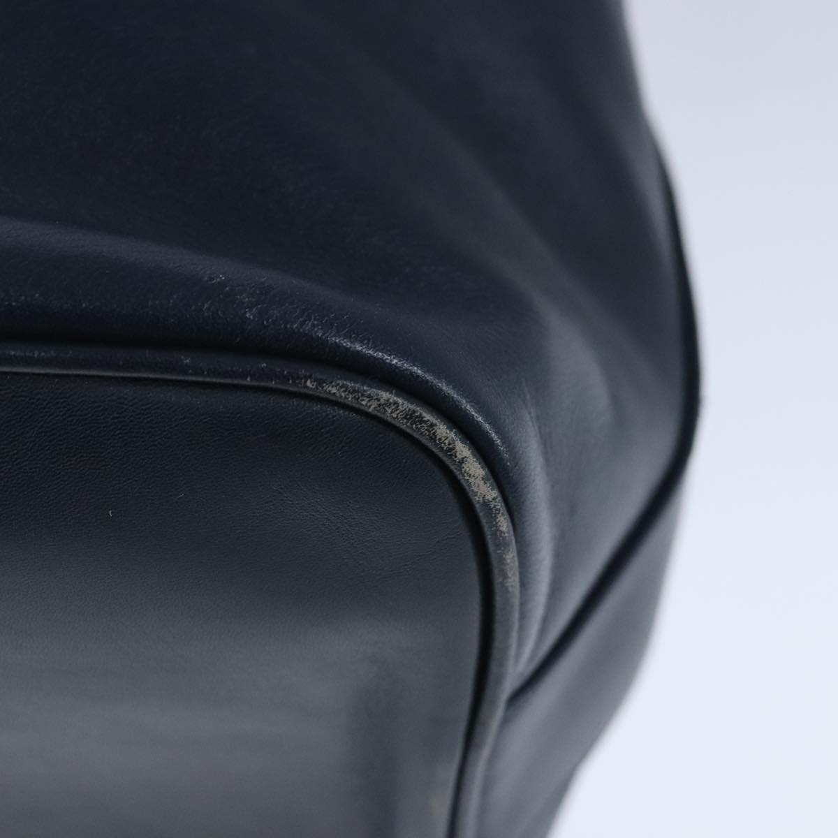Dior Navy Leather Shoulder Bag (Pre-Owned)