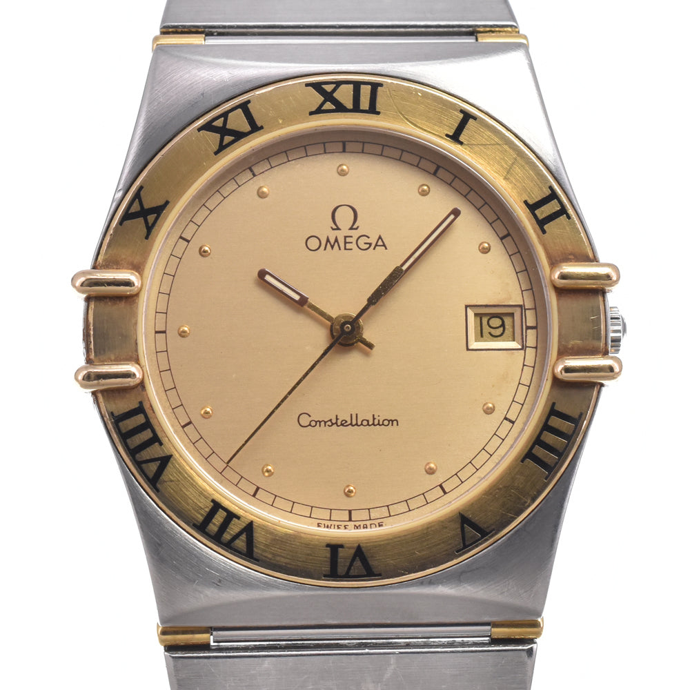 Omega Constellation Quartz Stainless Steel And Yellow Gold Watch (Pre-Owned)