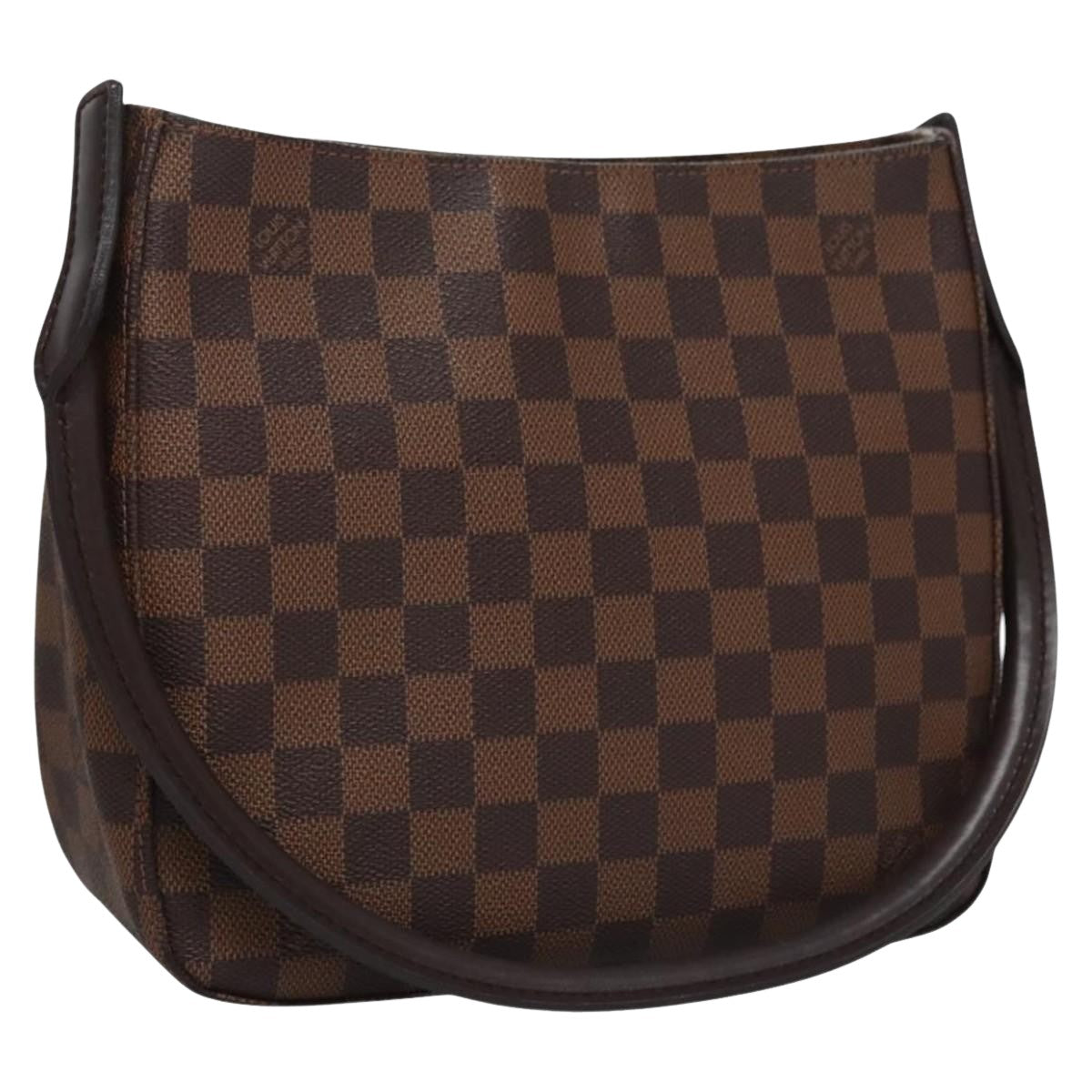 Louis Vuitton Looping Brown Canvas Shoulder Bag (Pre-Owned)