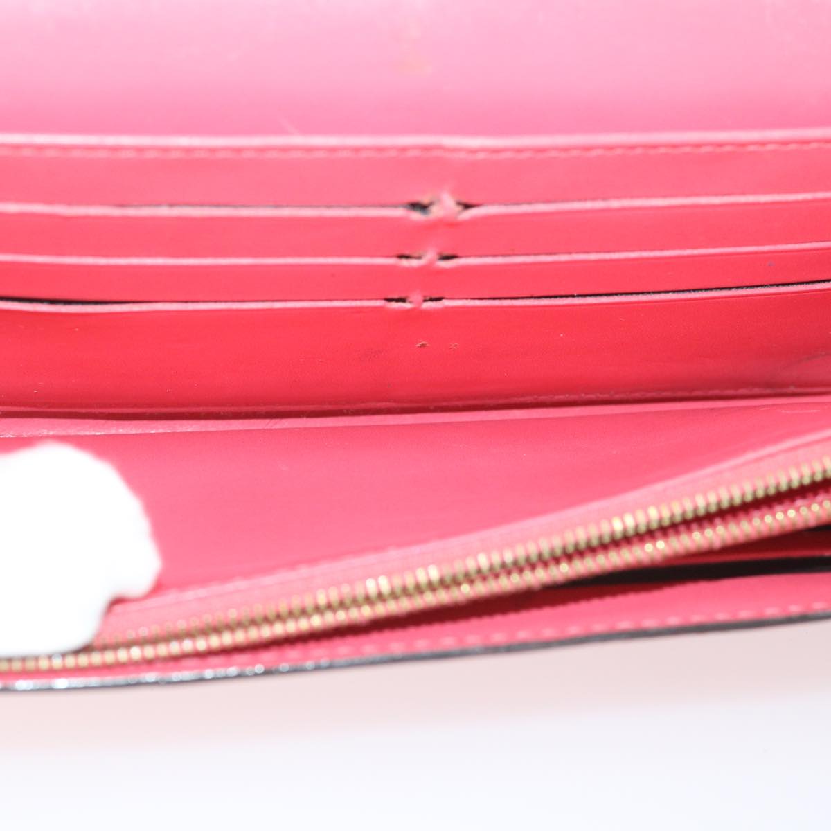 Louis Vuitton Portefeuille Sarah Pink Patent Leather Wallet  (Pre-Owned)