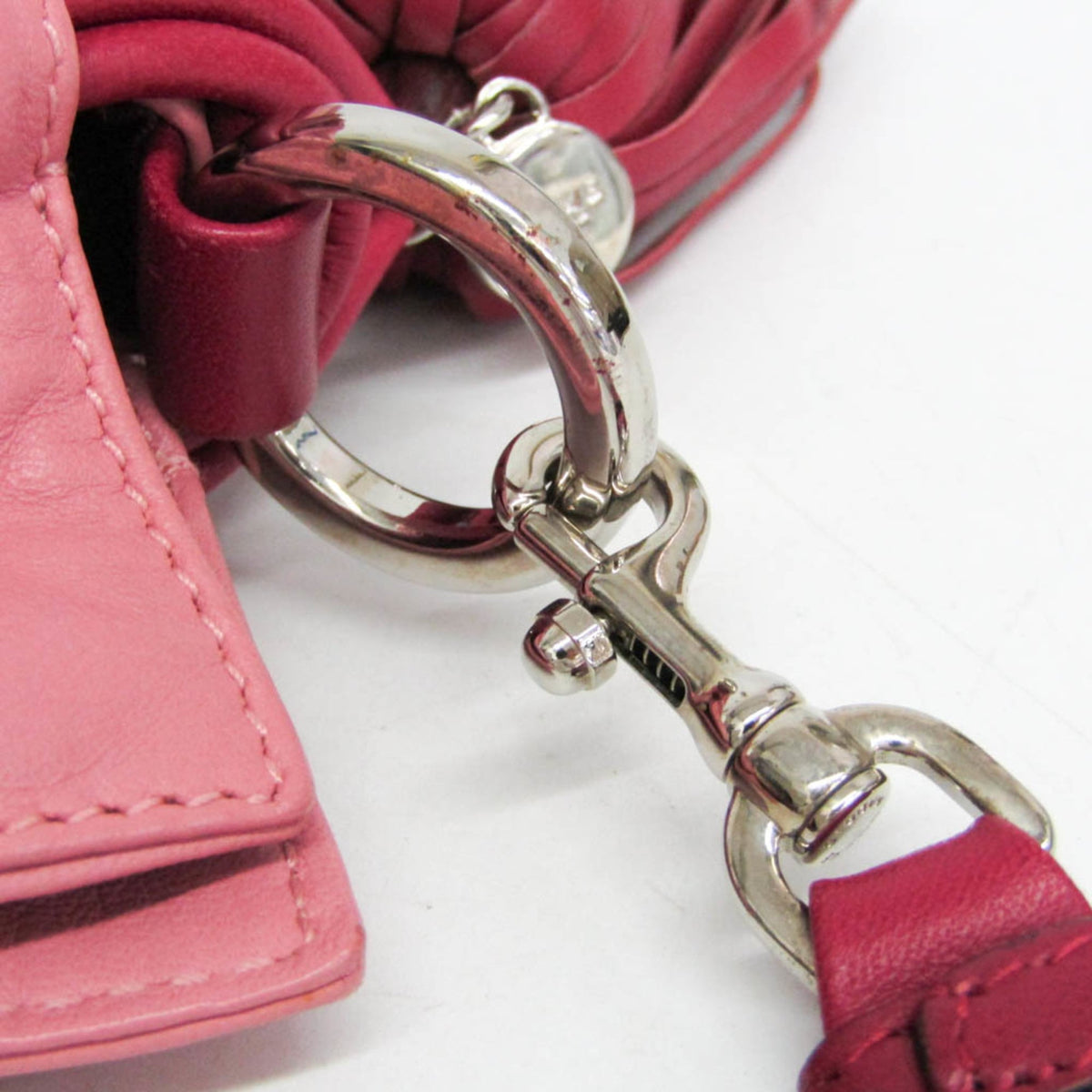 Loewe Flamenco Leather Pink Leather Crossbody Bag Bag (Pre-Owned)