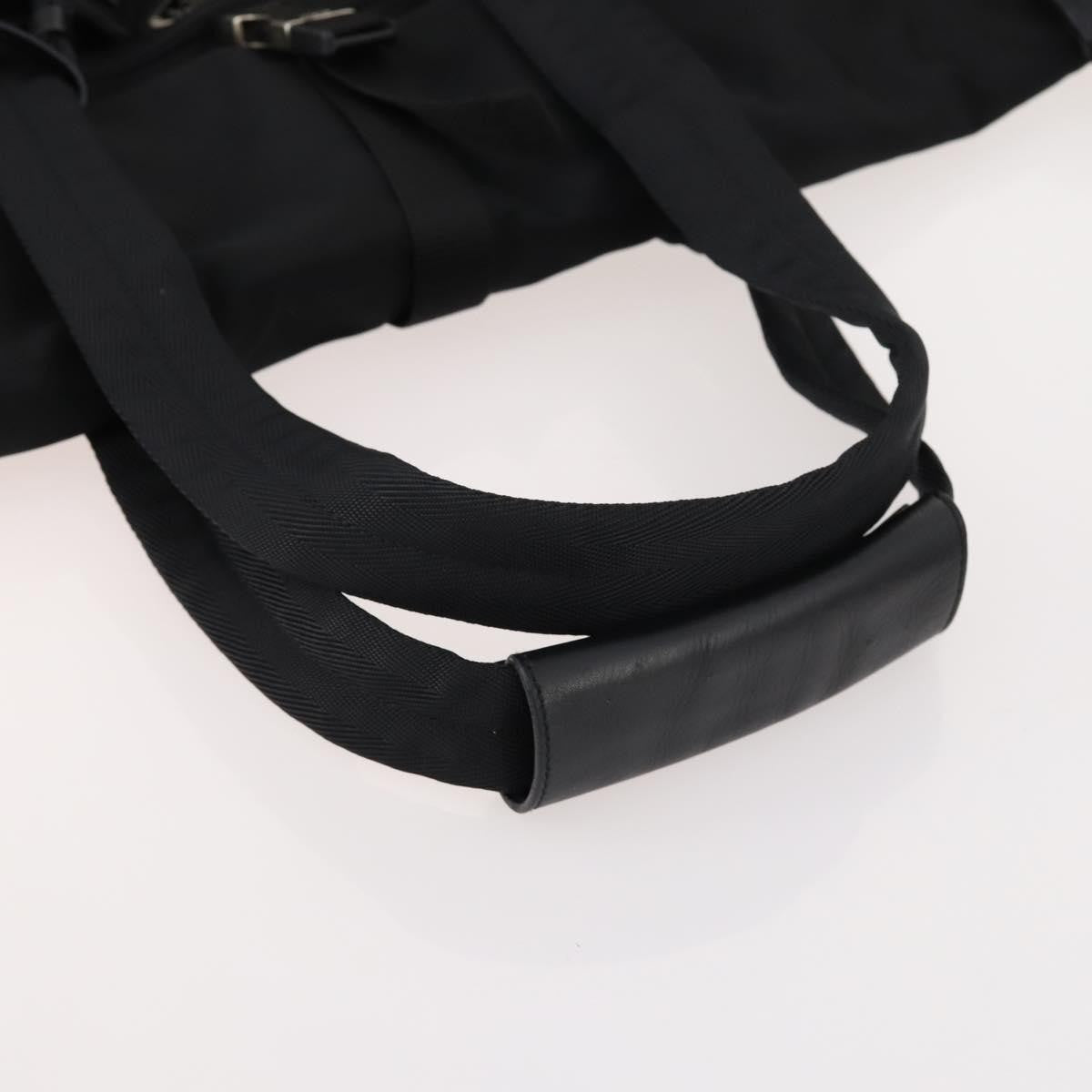 Prada Garment Carrier Tessuto Black Nylon Handbag (Pre-Owned)