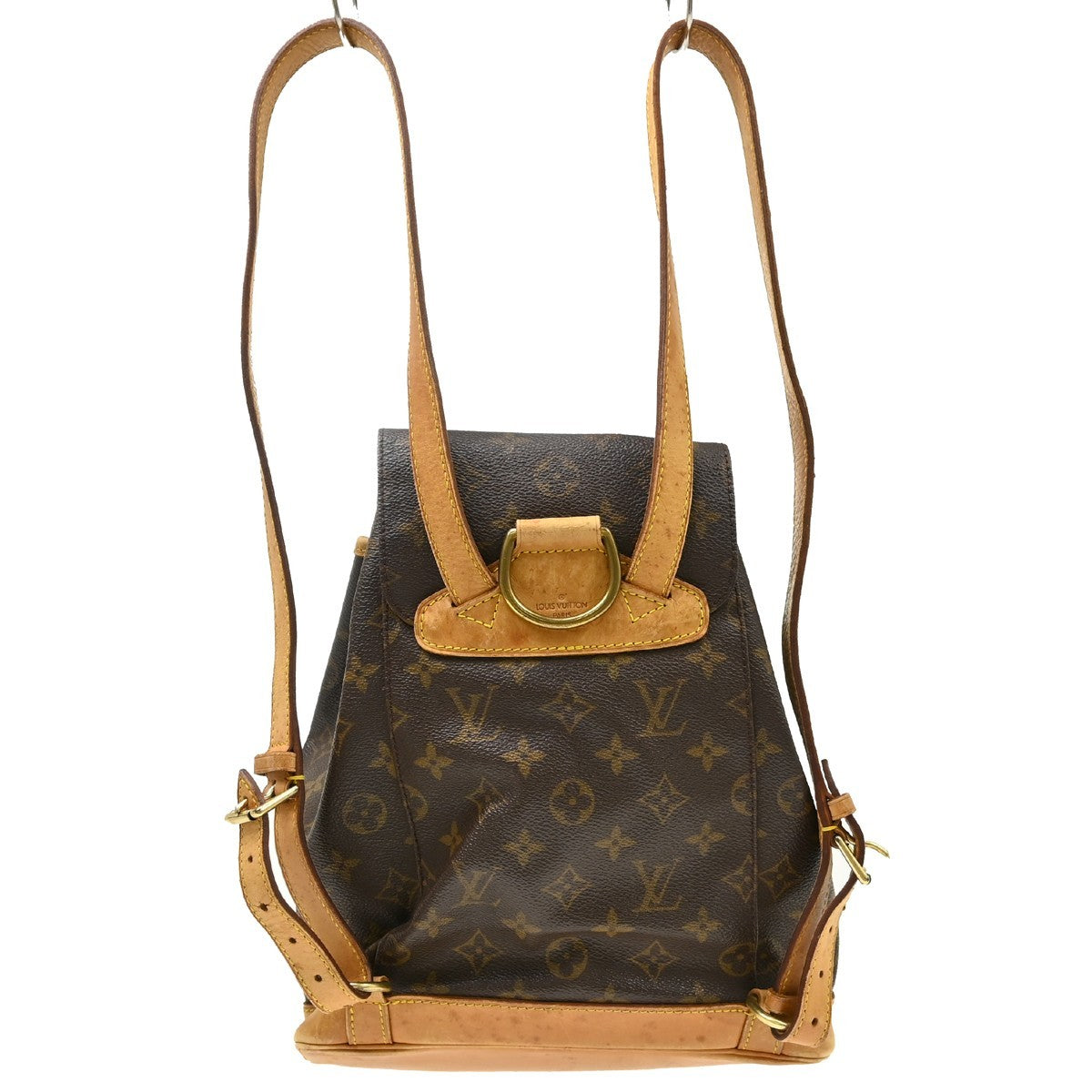 Louis Vuitton Vintage Montsouris Monogram Canvas Brown Canvas Backpack Bag (Pre-Owned)