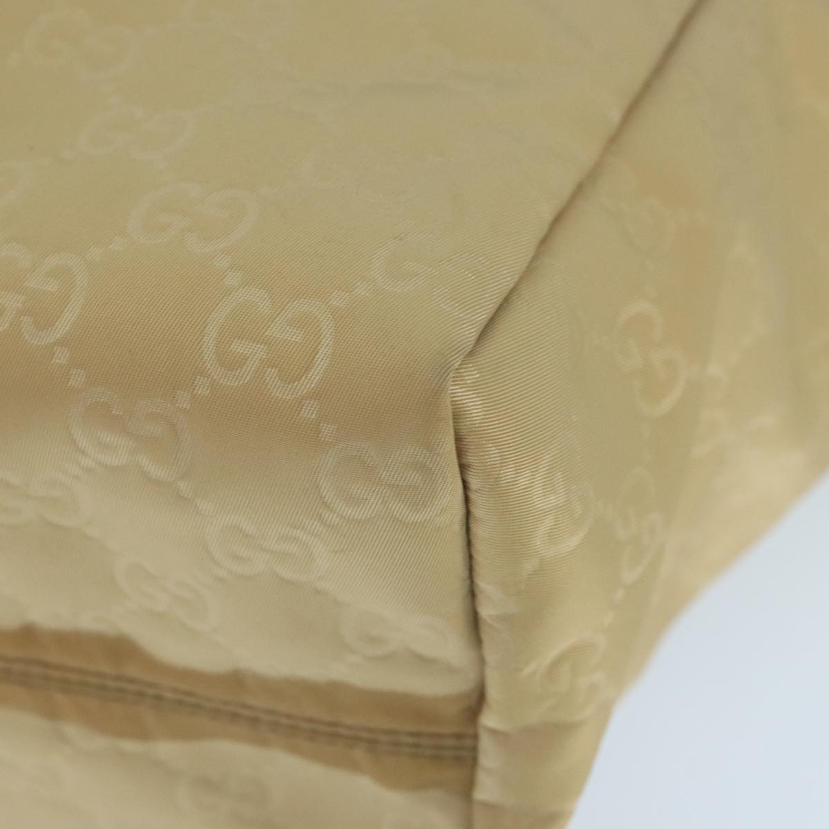 Gucci Beige Canvas Tote Bag (Pre-Owned)