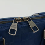Louis Vuitton Porte Documents Jour Blue Leather Handbag (Pre-Owned)