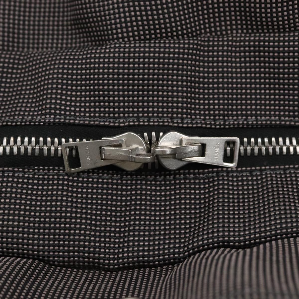 Hermès Herline Grey Canvas Tote Bag (Pre-Owned)