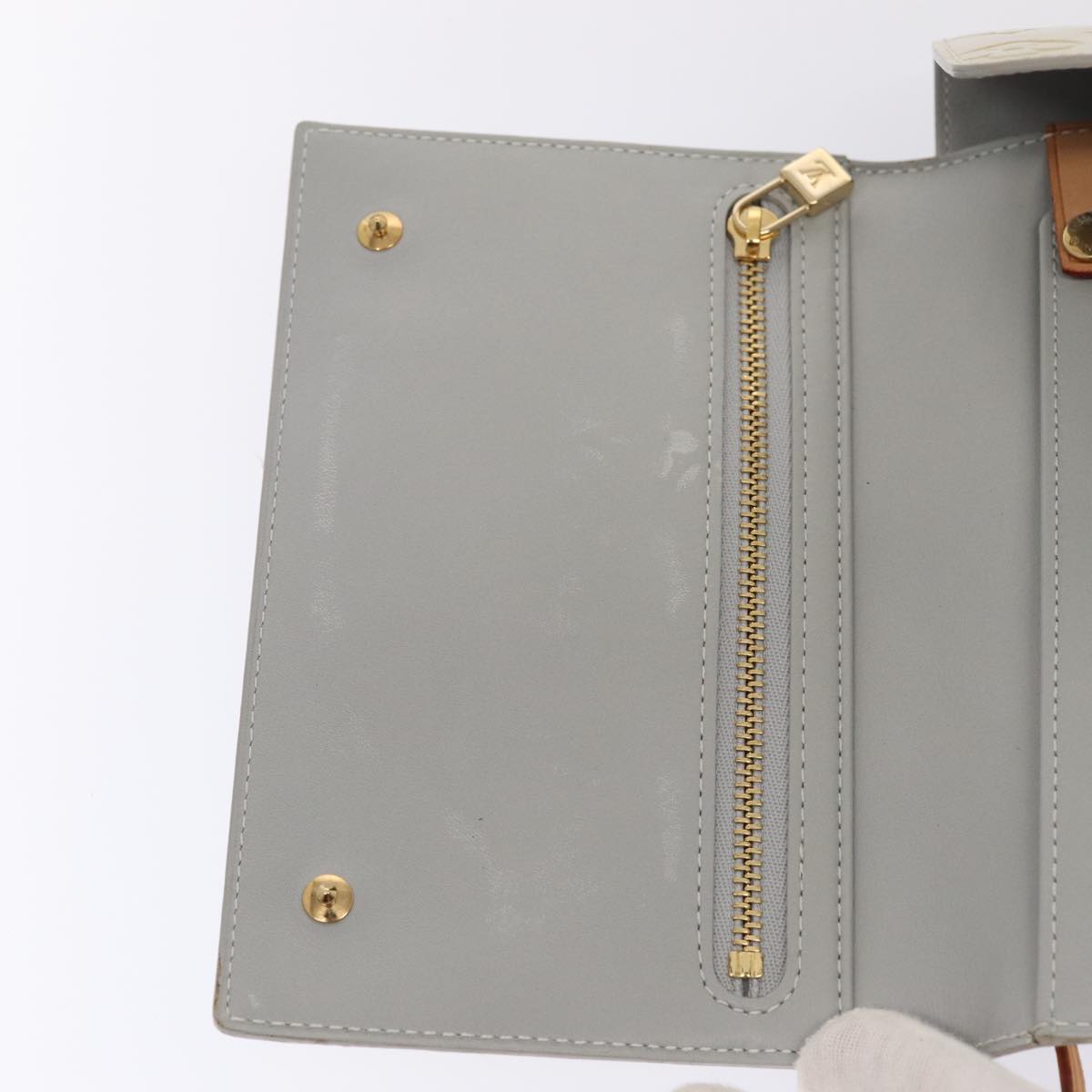 Louis Vuitton Walker Yellow Patent Leather Wallet  (Pre-Owned)