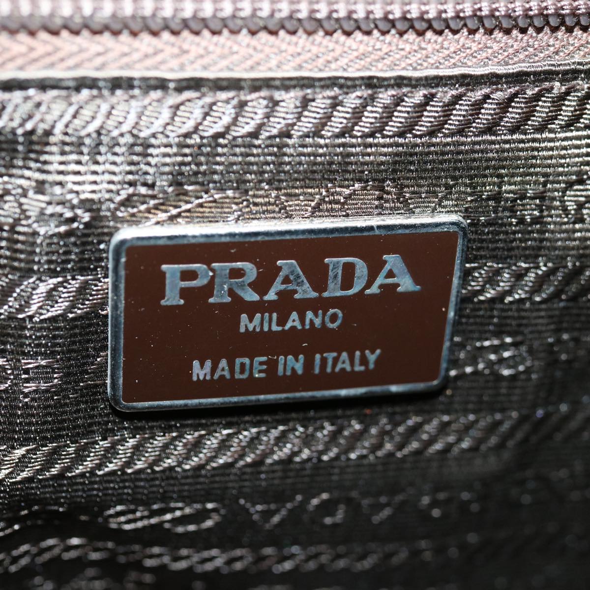 Prada Tessuto Green Synthetic Handbag (Pre-Owned)