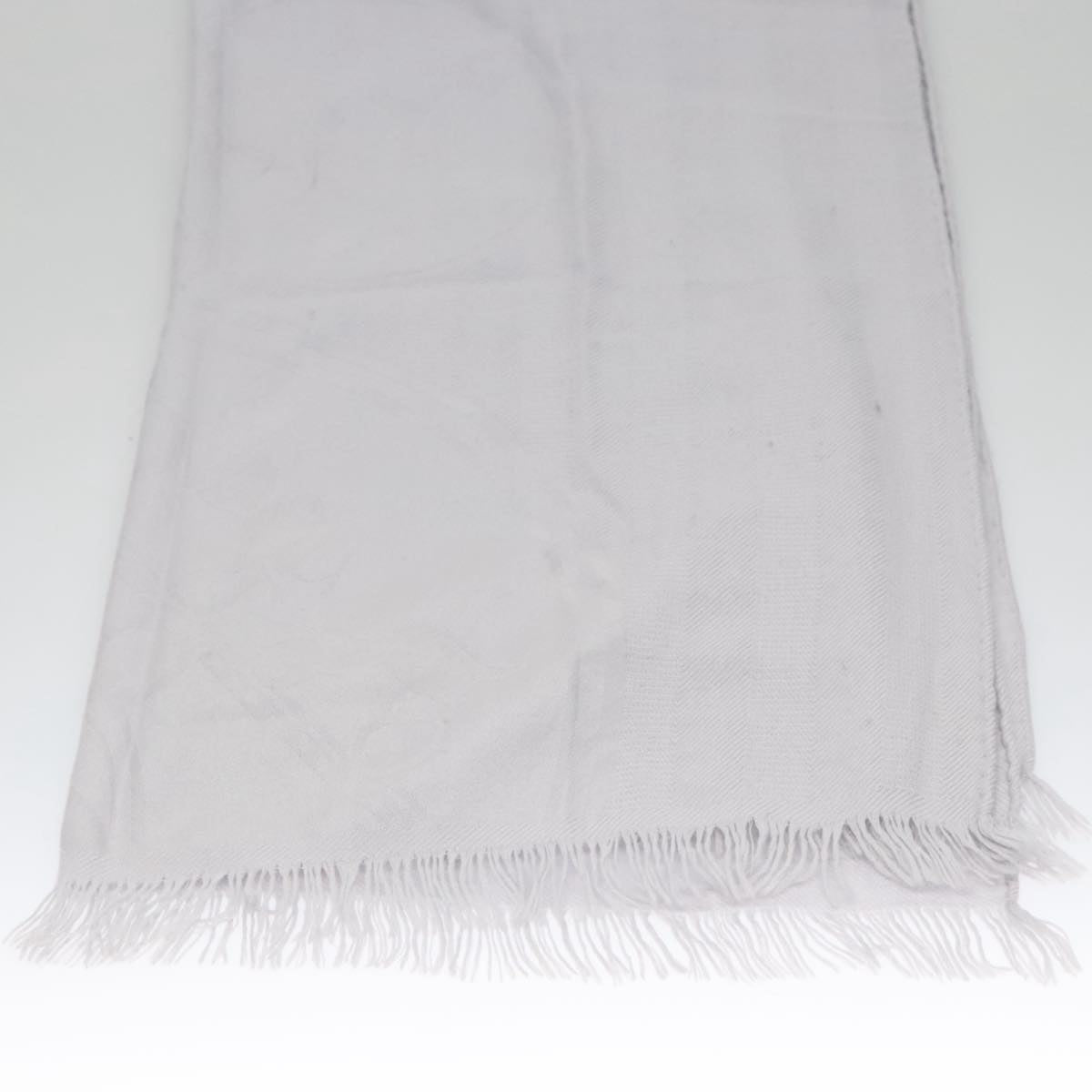 Hermès Grey Cashmere Scarf  (Pre-Owned)