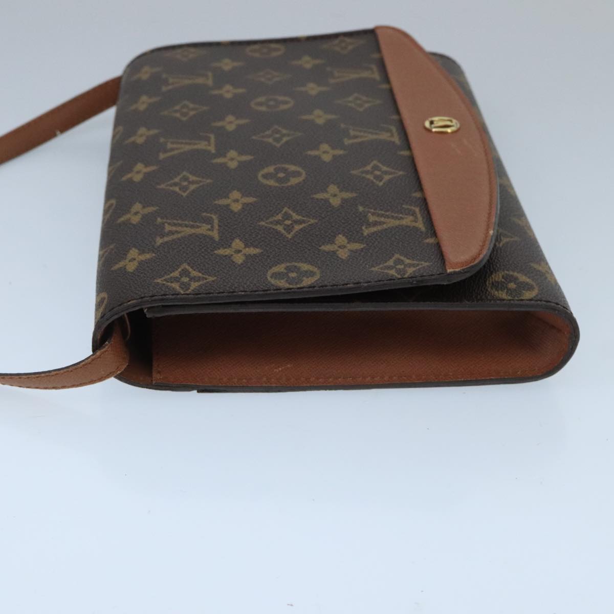 Louis Vuitton Bordeaux Brown Canvas Shoulder Bag (Pre-Owned)