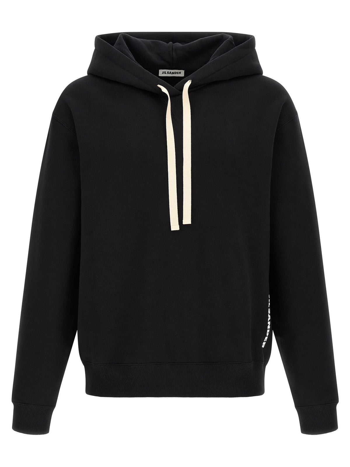 Jil Sander Black Cotton Men's Sweatshirt