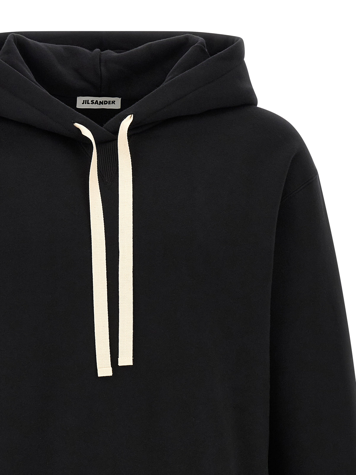 Jil Sander Black Cotton Men's Sweatshirt