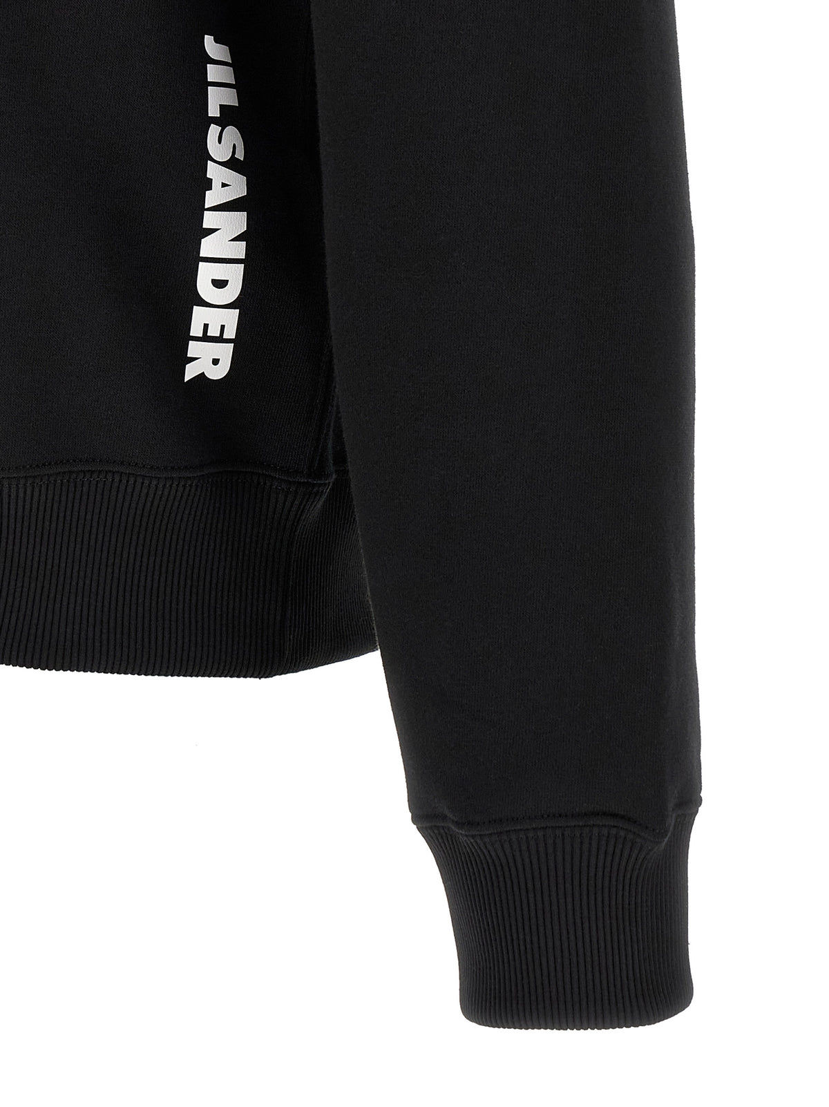 Jil Sander Black Cotton Men's Sweatshirt